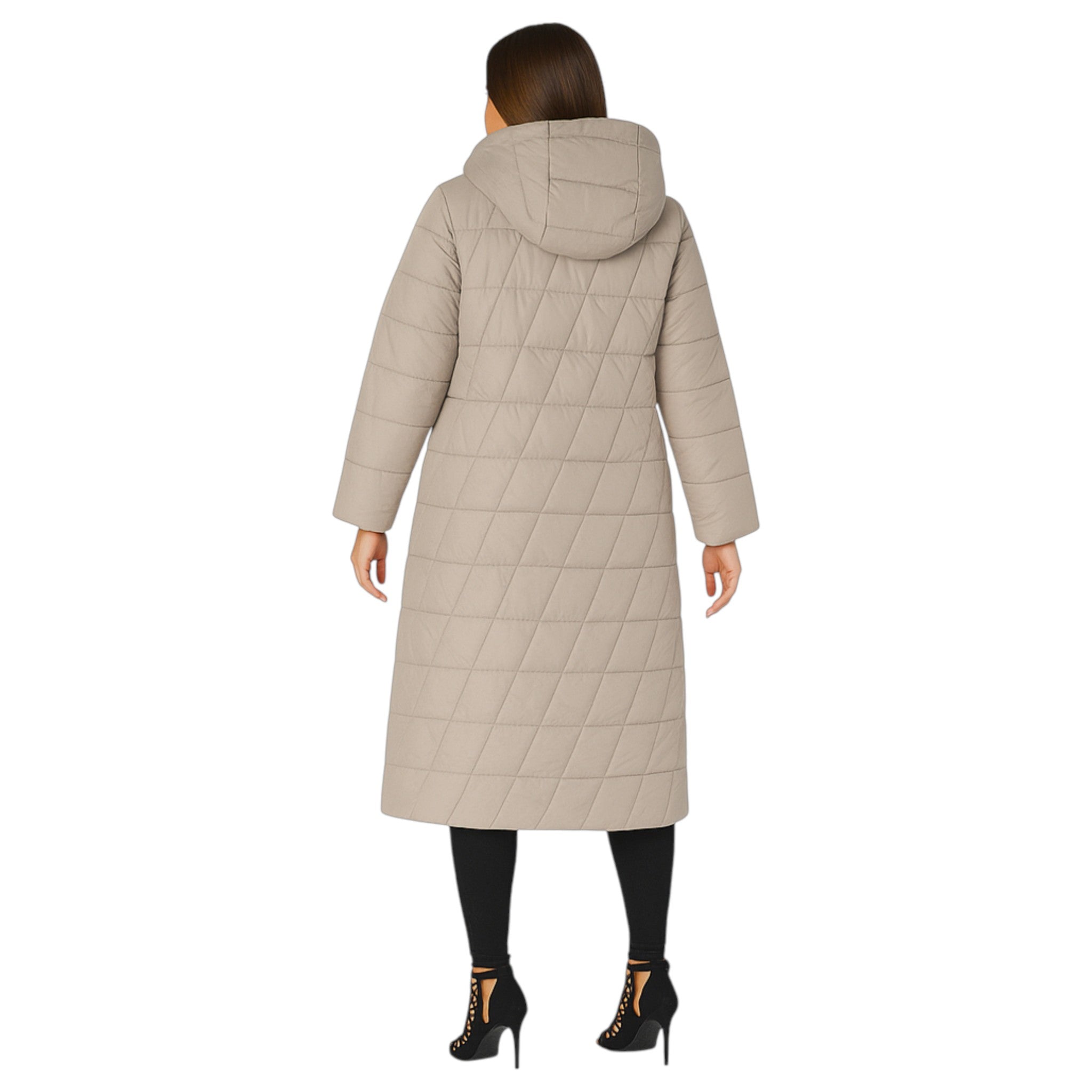 Ladies JDN Longline Puffer Coat